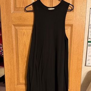 Terra & Sky Black Sleeveless  Dress